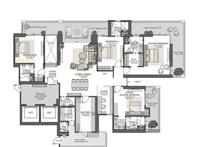 Indiabulls 3 BHK